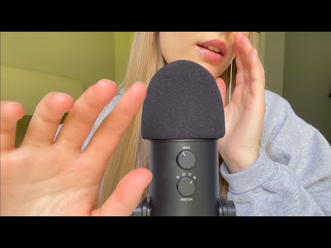 ASMR Repeating "Just Relax", "Close Your Eyes", & "Go To Sleep" With Tingly Hand Movements