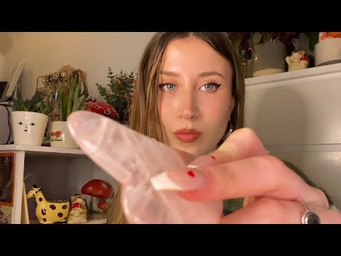 asmr | getting you ready for bed | skincare | hair brushing | ear cleaning