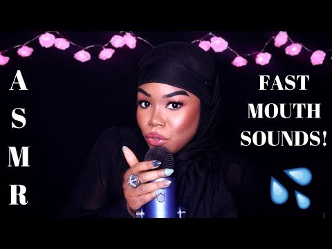 ASMR | FAST Mouth Sounds 👄💦  (WET & DRY)