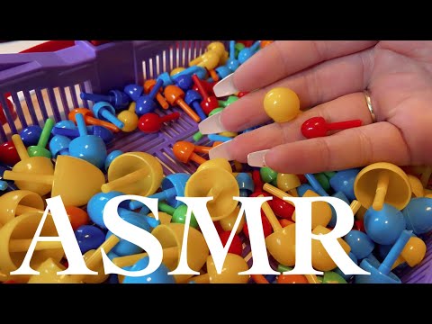 ASMR | Loose item build up tapping, scratching & tracing ✨