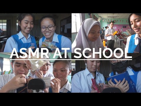 So I asked people at my school to do ASMR...