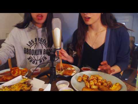 ASMR: Eating Fried Foods with My Friend