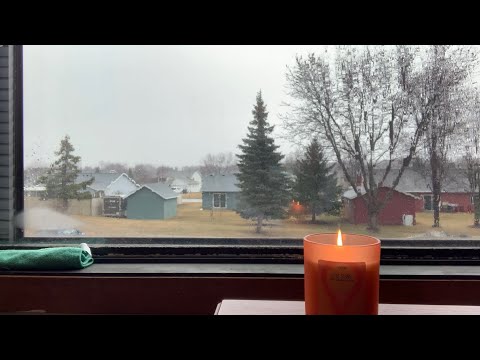 Rainfall ASMR 🌧 (ft. a Pretty Candle 🕯)