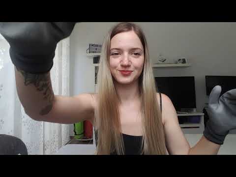 ASMR pure sounds - gloves, hand sounds and movements, mouthsounds - relaxing triggers