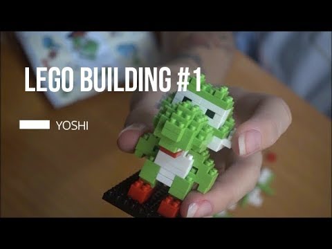 ASMR X-Block | Lego Sonidos montando figuras  #1: Yoshi