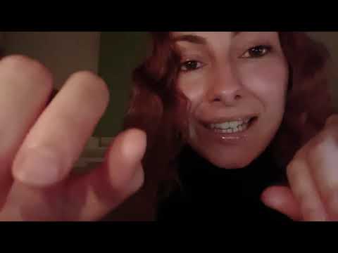 ASMR Hand Movements, Soft Spoken, Whispers, Face Brushing Live Hang Out