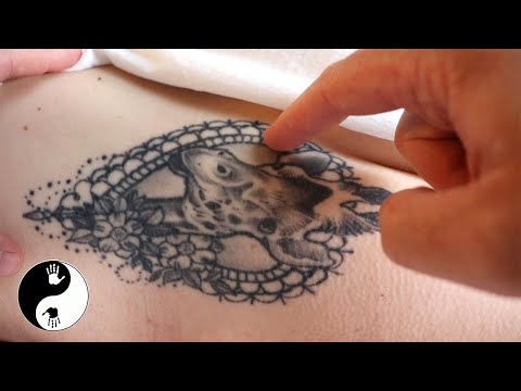 [ASMR] Tattoo Tracing - Light Touch Tracing side of Body [No Talking]