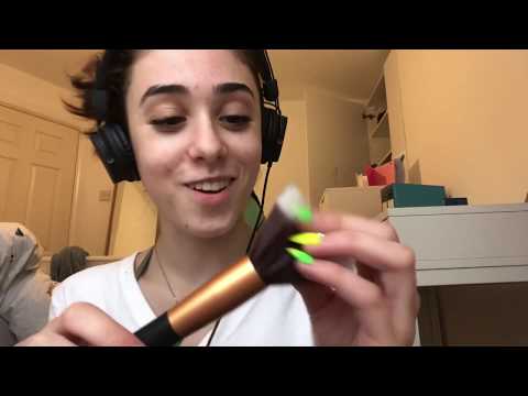 ASMR| tingly hand movements, mic brushing, mic scratching (FIRST TIME USING THE BLUE YETI) ✨💗
