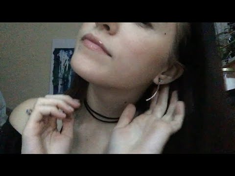 ASMR VISUAL TRIGGERS / SKIN TRACING / SKIN SOUNDS / FACE TOUCHING / HAIR PLAYING