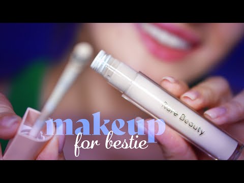 ASMR ~ Doing Your Makeup ~ Makeup for Bestie, Layered Sounds, Personal Attention