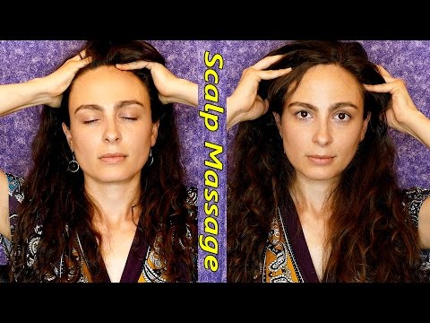 ASMR Scalp & Head Massage Soft Spoken w/ Hair Sounds & Relaxation Tips