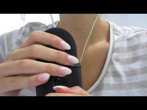 ASMR Mic Scratching - BLUE YETI - Nails, Hand Movements, Stroking & Cupping