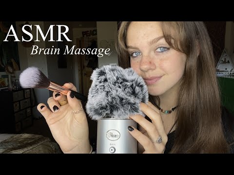 ASMR Tingly Brain Massage (Fluffy Mic)