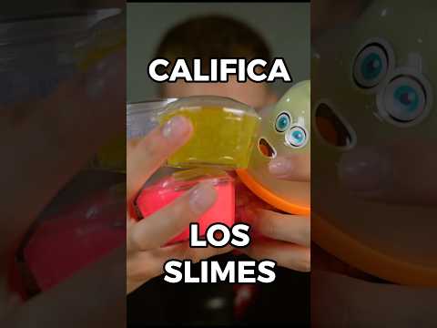 LOS MEJORES SLIMES #asmr CALIFICA DEL 1 AL 10 LOS SLIMES #shorts #asmrvideo #slime