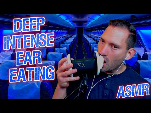 ASMR - Deep Intense Ear Eating On A Plane