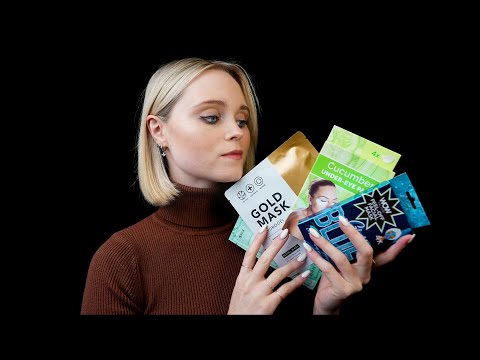 ASMR | CLUMSY SKINCARE mask testing on YOU