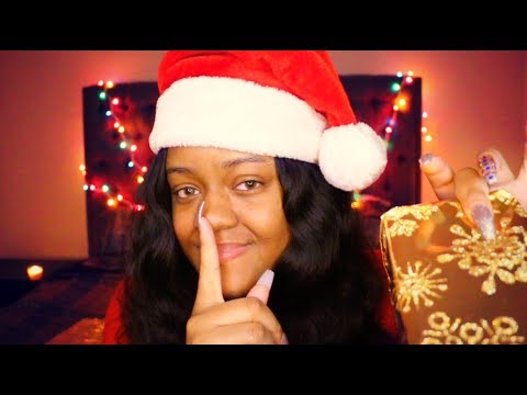 ASMR | Big Sister Sneaks You Presents During Christmas Eve Party🎄♡ (Muffled Music + Tingly Triggers)
