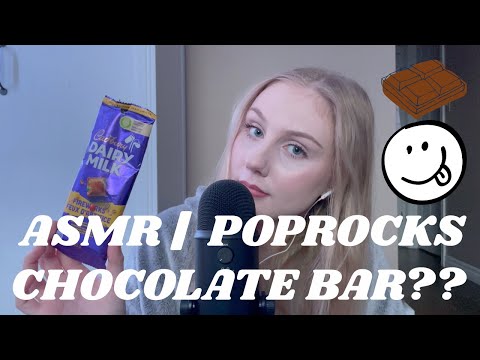 ASMR |  EATING A POPROCKS CHOCOLATE BAR???