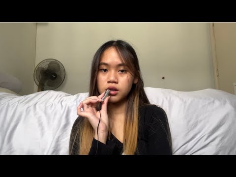 ASMR pure mouth sounds with mini mic ( minimal talking )