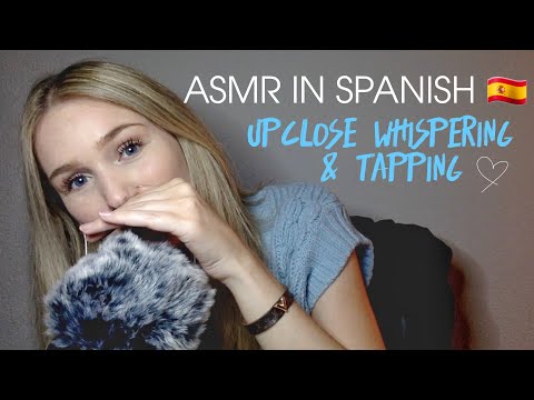 ASMR | IN SPANISH | UPCLOSE WHISPERING & TAPPING | ASMR JUNKIE