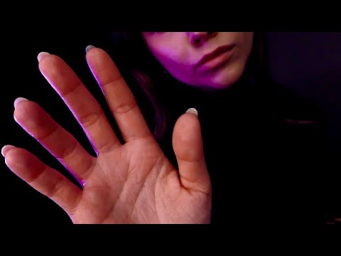 ASMR Hand Movements Mouth Sounds | Visual Hypnosis, Up Close Face Touch, Layered Sounds