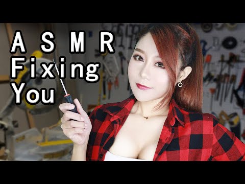 ASMR Fixing You Roleplay Robot Repair and Cleaning Whisper Mechanic