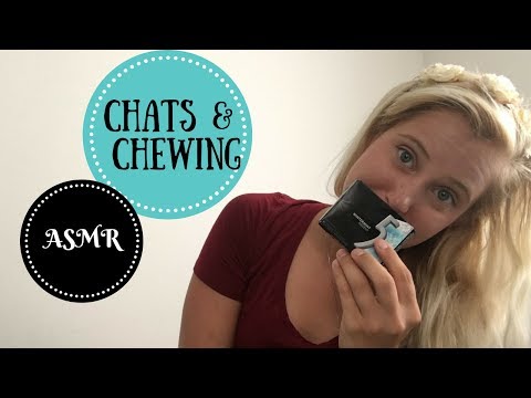 ASMR ~Soft whispers~ Gum Chewing