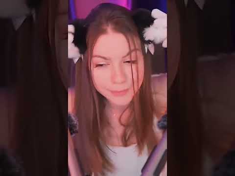 white gloves and cat ears ASMR #asmr #асмр #shorts #intentional