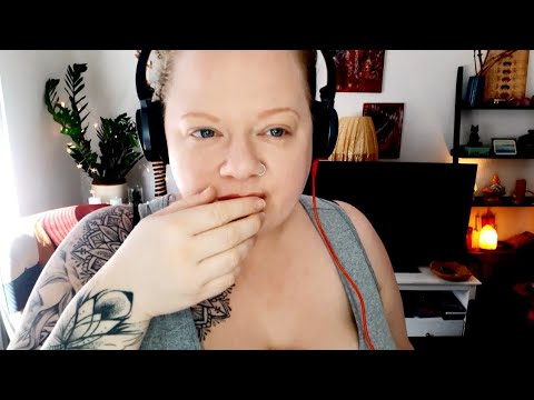ASMR Mouth sounds| Spit painting (whispers and soft spoken)