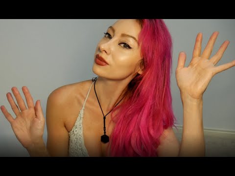 Hand Sounds and Happy Whispers ASMR I Finger Flutters I Affirmations