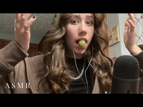 ASMR eating different foods