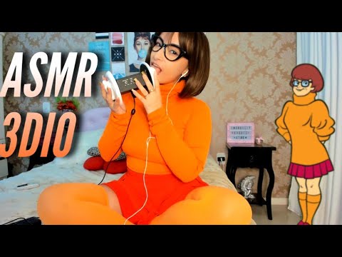 ASMR 3DIO - Cosplay Velma Ear Eating ~