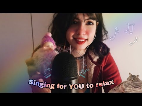ASMR Random Singing & Humming With Mic Brushing For Relaxation 🌸✨