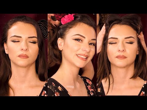 ASMR 😱 Beautiful Hair Style, Jessica gets Pampered by Corrina, Hair Brushing, Personal Attention 💕