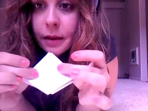 ASMR: Cootie Catcher origami and Whisper, HD Sound