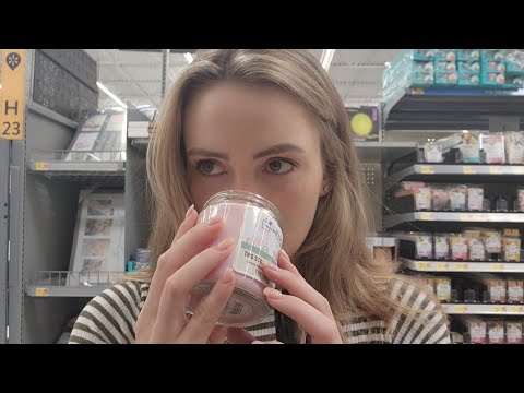 ASMR smell candles with me at Wal-mart