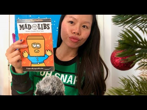 ASMR MY FAVORITE IDIOTIC PASTIME: MAD LIBS!! still funny AS AN ADULT? or will I have major regurts?