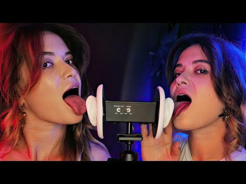 ASMR * ECHO TWINS WILL EAT YOUR EARS* 100% OF RELAXATION AND TINGLES
