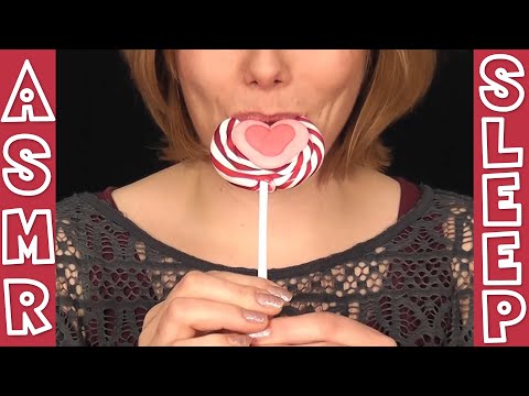 ASMR licking & sucking BIG LOLLIPOP 🍭 / INTENSE relaxing eating & wet mouth sounds