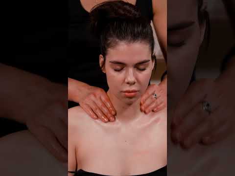 ASMR relaxing neck line massage for Lisa #neckline