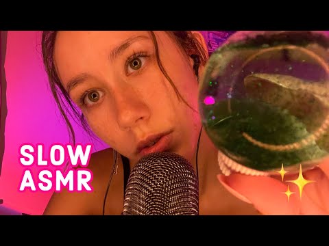 ASMR | slow ASMR for sleep and relaxation 💤💤 (w/ mouth sounds)