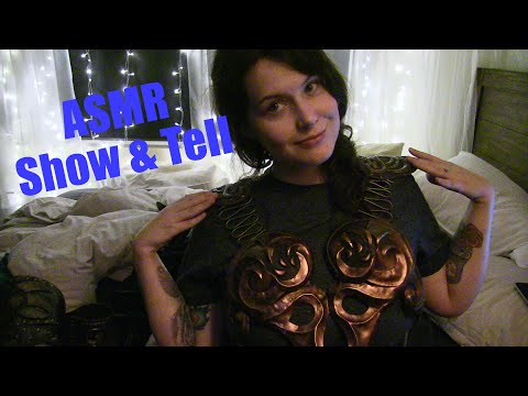 ASMR Show and Tell - touching leather armor