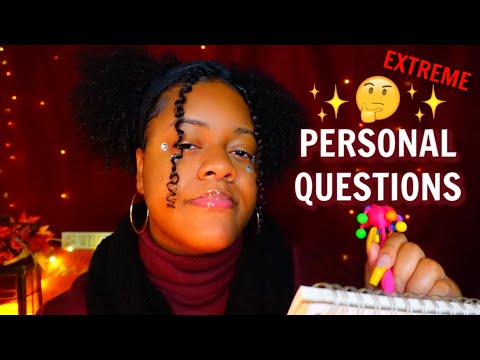 ASMR ✨ASKING YOU EXTREMELY PERSONAL QUESTIONS 🤔🖊️✨ (GETS WAY TOO PERSONAL 👀)