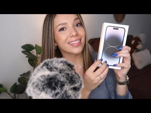 ASMR - iPhone 14 Pro Unboxing | Whispering | Packaging Sounds 📱