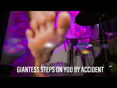 GIANTESS STEPS ON YOU AND FIXES YOU