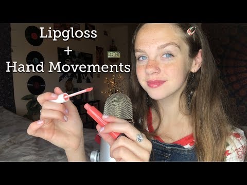 ASMR Lipgloss Application and Hand Movements