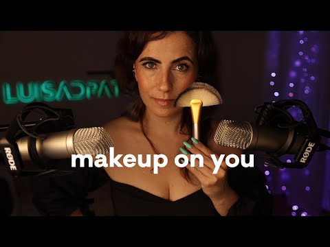ASMR | Doing your makeup * Face Touches
