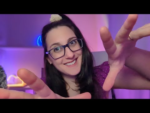 ASMR REPEATING YOUR NAME + EXTREMELY SENSITIVE LAYERED SOUNDS + HAND MOVEMENTS