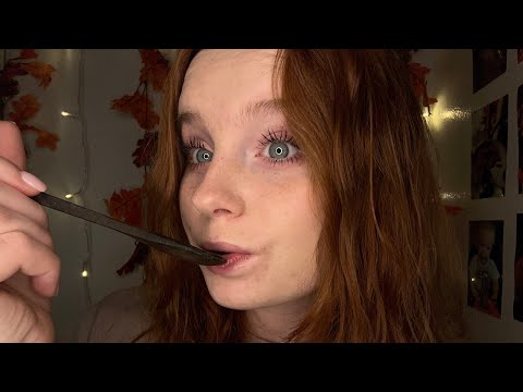 ASMR Eating Your Face With A Wooden Spoon!