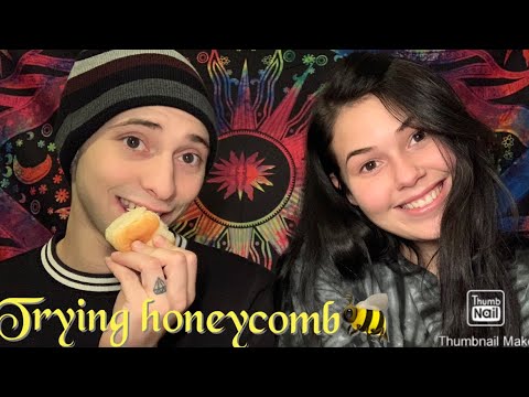 ASMR | honeycomb review w/my boyfriend🍯❤️